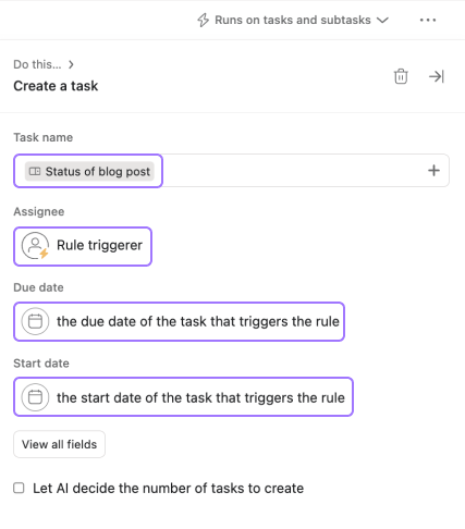Examples of variables